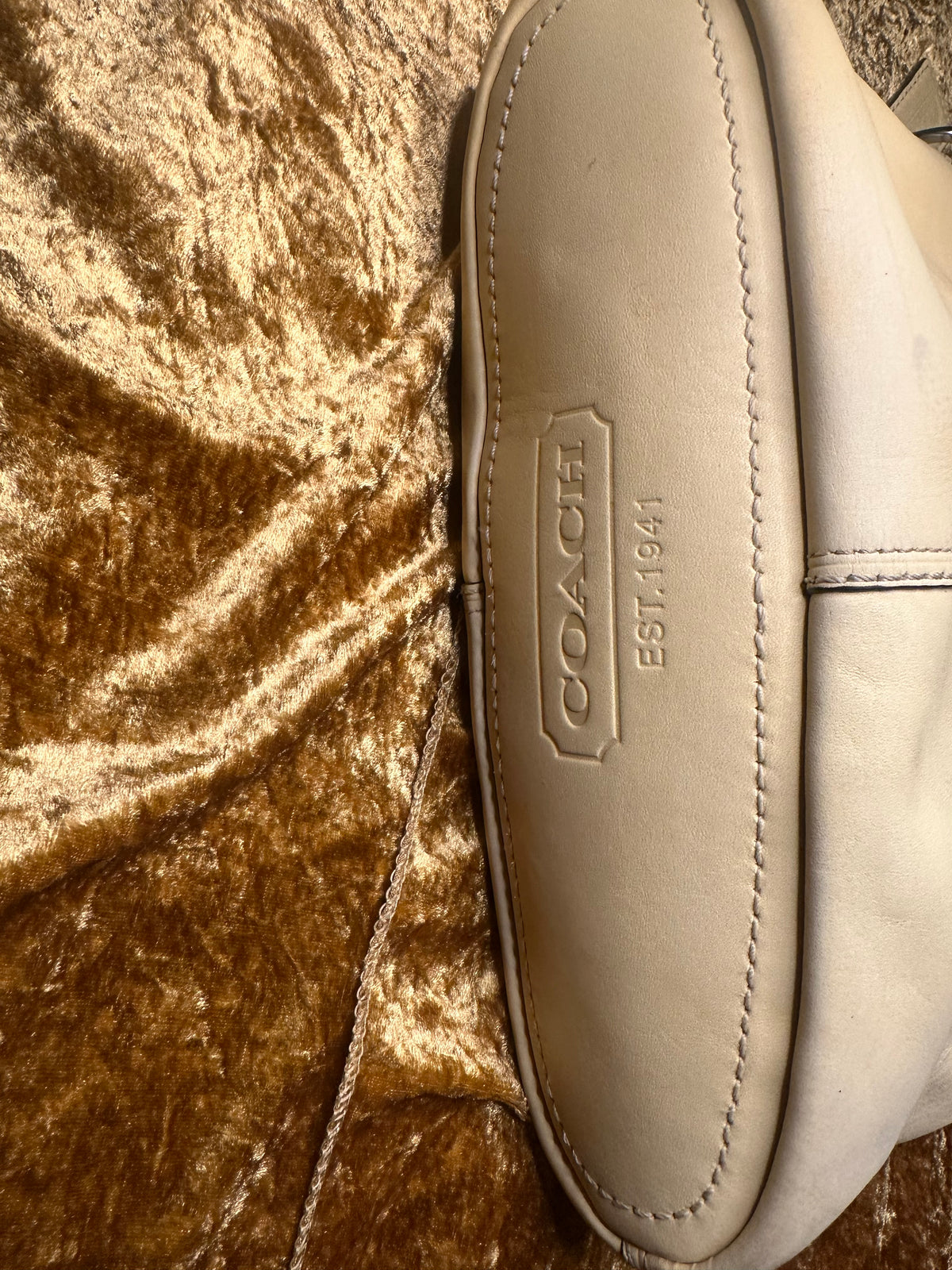 Vintage Y2K Yellow Coach bag