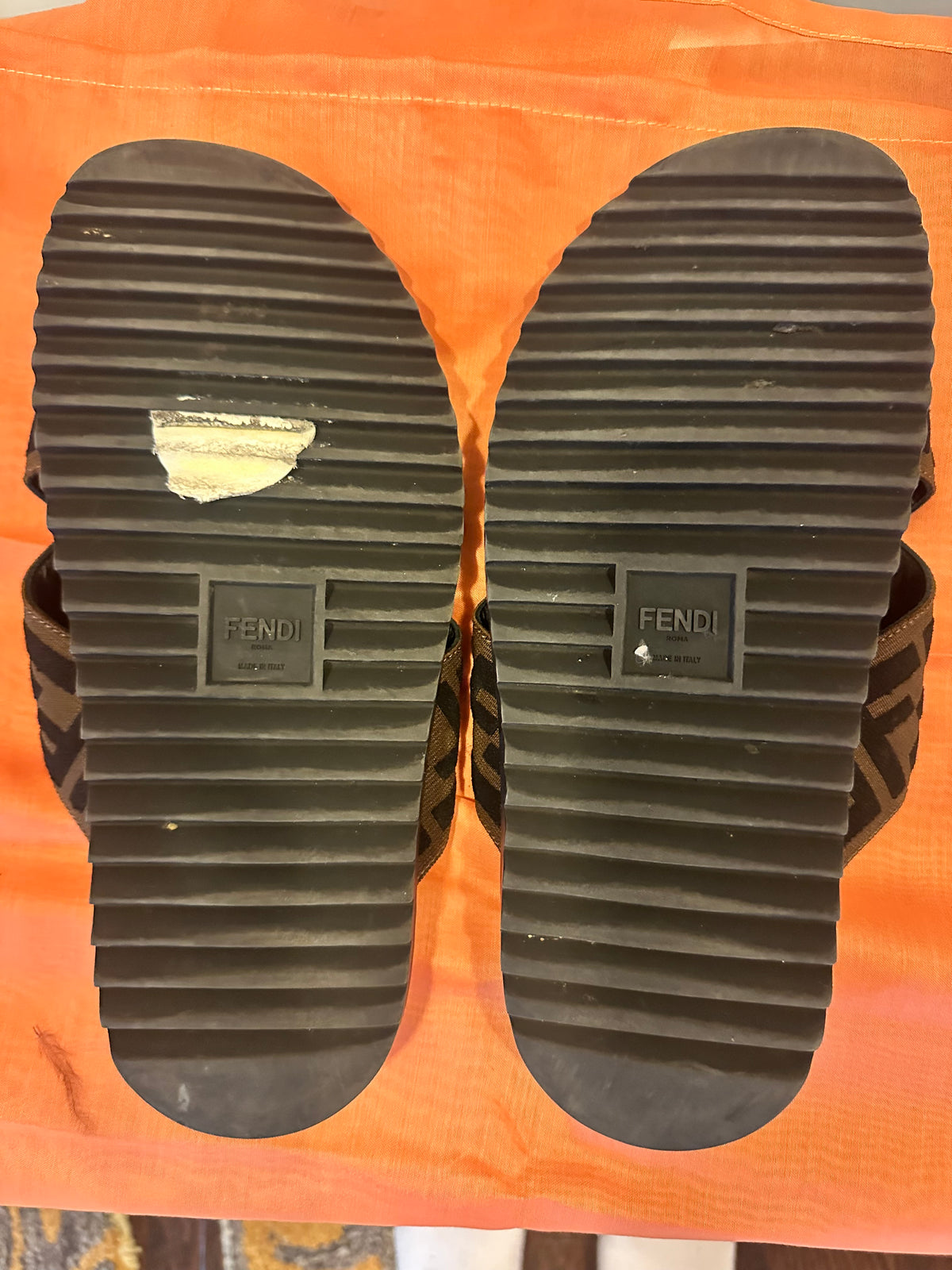 Men Fendi slides