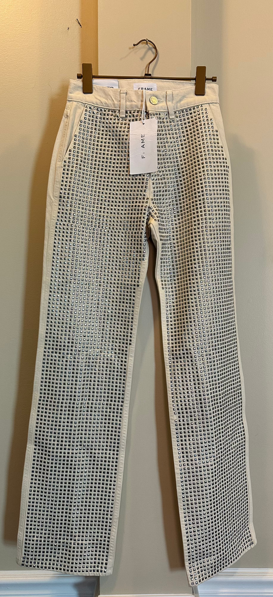 Frame studded jeans
