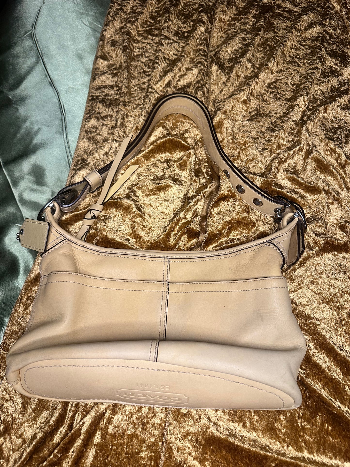 Vintage Y2K Yellow Coach bag