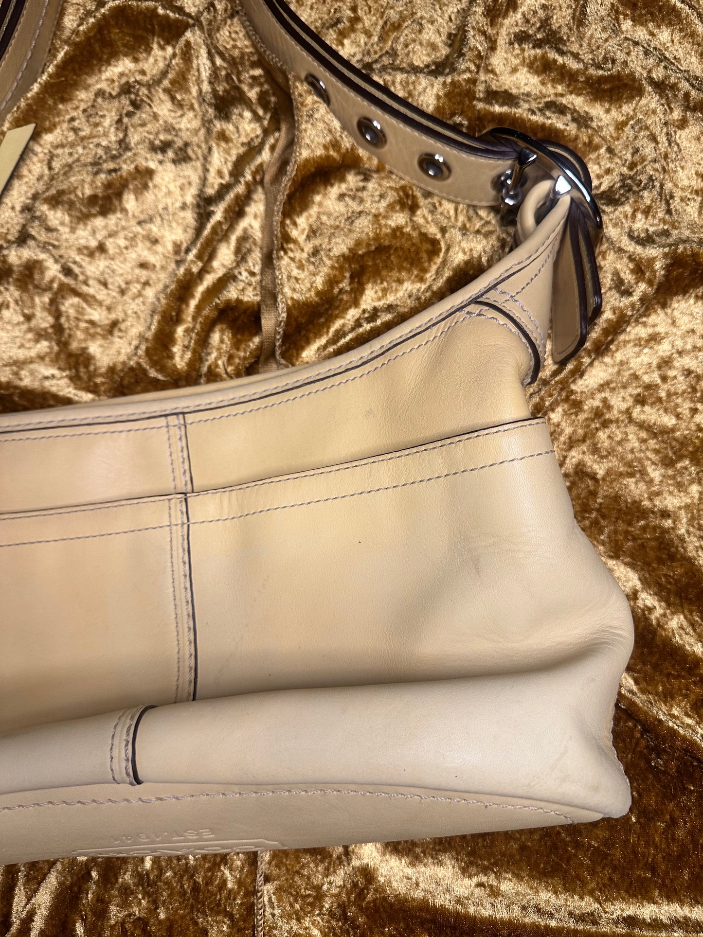 Vintage Y2K Yellow Coach bag