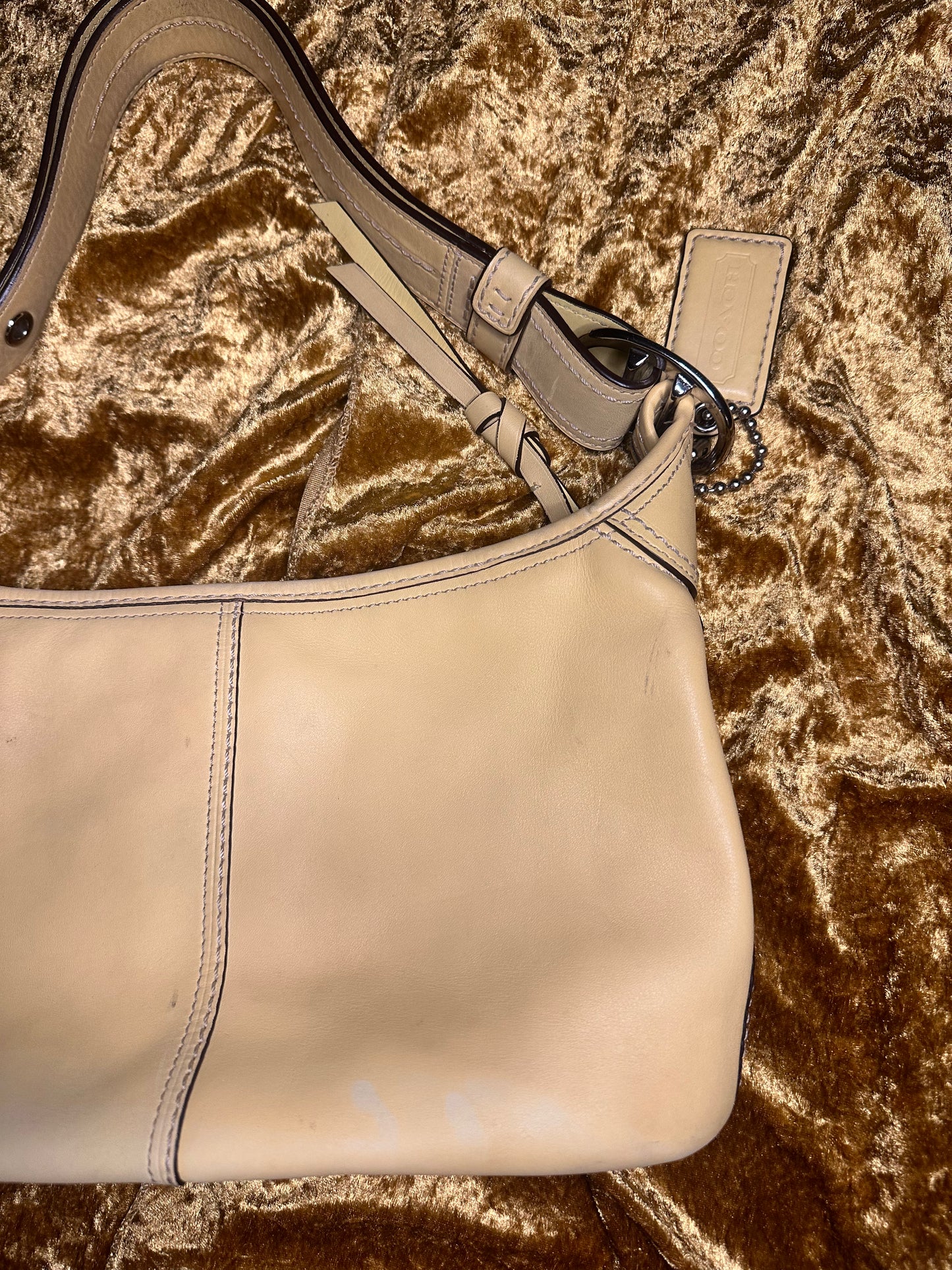 Vintage Y2K Yellow Coach bag