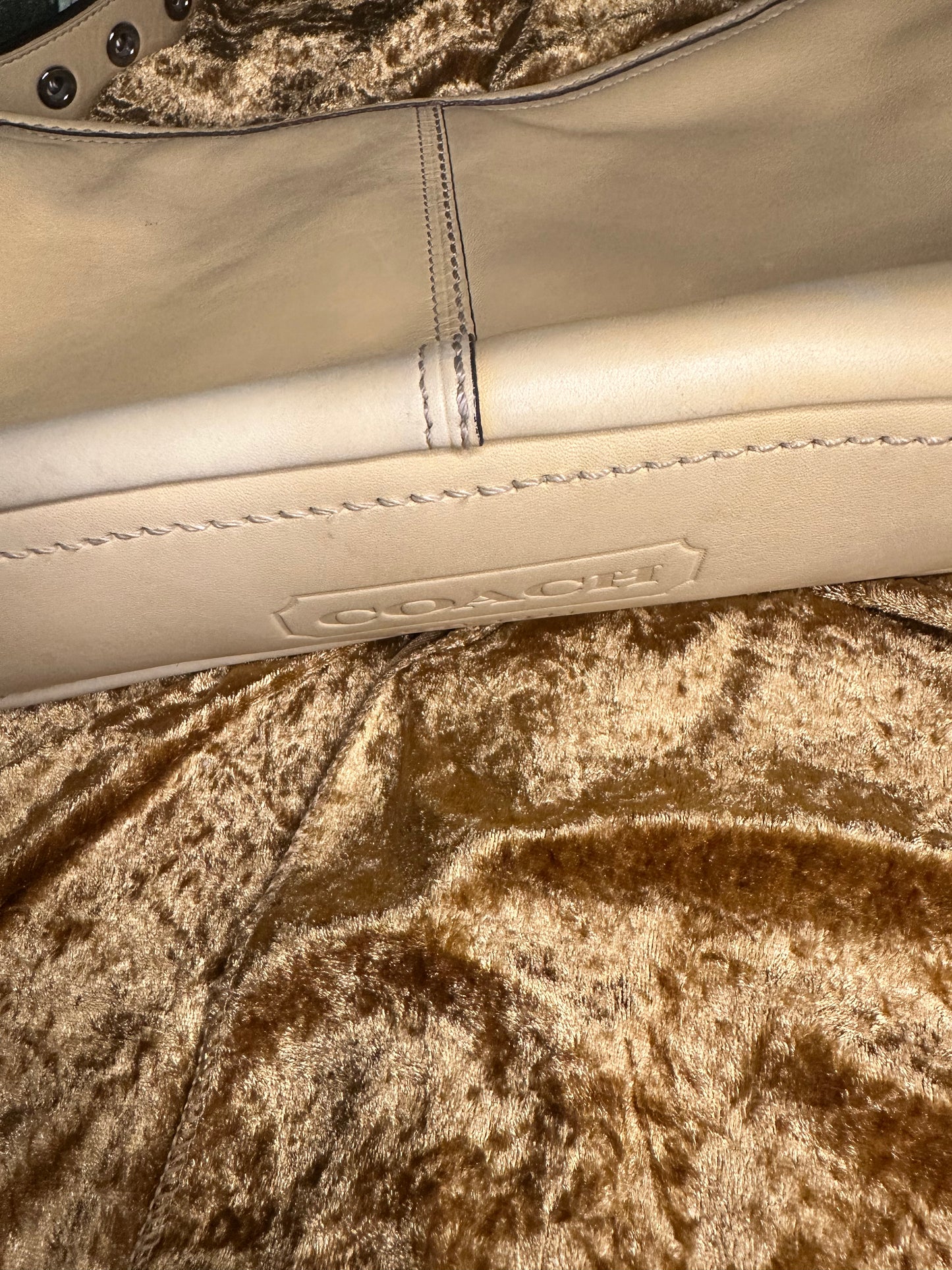 Vintage Y2K Yellow Coach bag